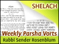 Shelach: Fighting the Yatzer Harah