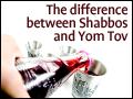 The Difference Between Shabbos and Yom Tov