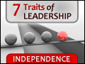 7 Traits of Leadership #1: Independence