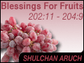 Blessings For Fruits 202:11 - 204:9