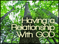 Having a Relationship With God
