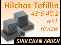 Hilchos Tefillin 43:6-45:2 with review