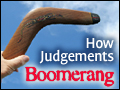 How Judgements Boomerang