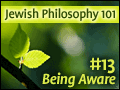 Jewish Philosophy 101: #13 Being Aware