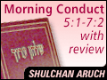 Morning Conduct 5:1-7:2 with review