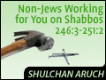 Non-Jews Working for You on Shabbos 246:3 - 251:2