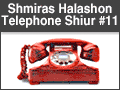 Shmiras Halashon Telephone Shiur #11