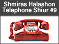 Shmiras Halashon Telephone Shiur #9