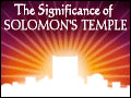 The Significance of Solomon's Temple