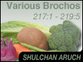 Various Brochos 217:1 - 219:5