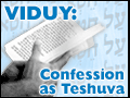 Viduy: Confession as Teshuva