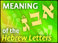 Meaning of the Hebrew Letters - Nefesh Hachaim series
