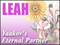 Women in Tanach: Leah - Yaakov's Eternal Partner