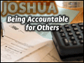 Yehoshua: Being Accountable For Others