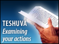 Teshuva - Examining Your Actions
